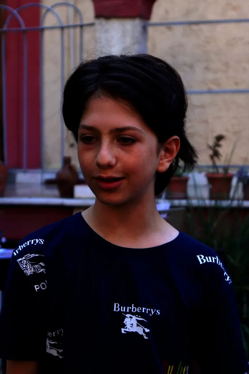 Simon Maxam as a kid